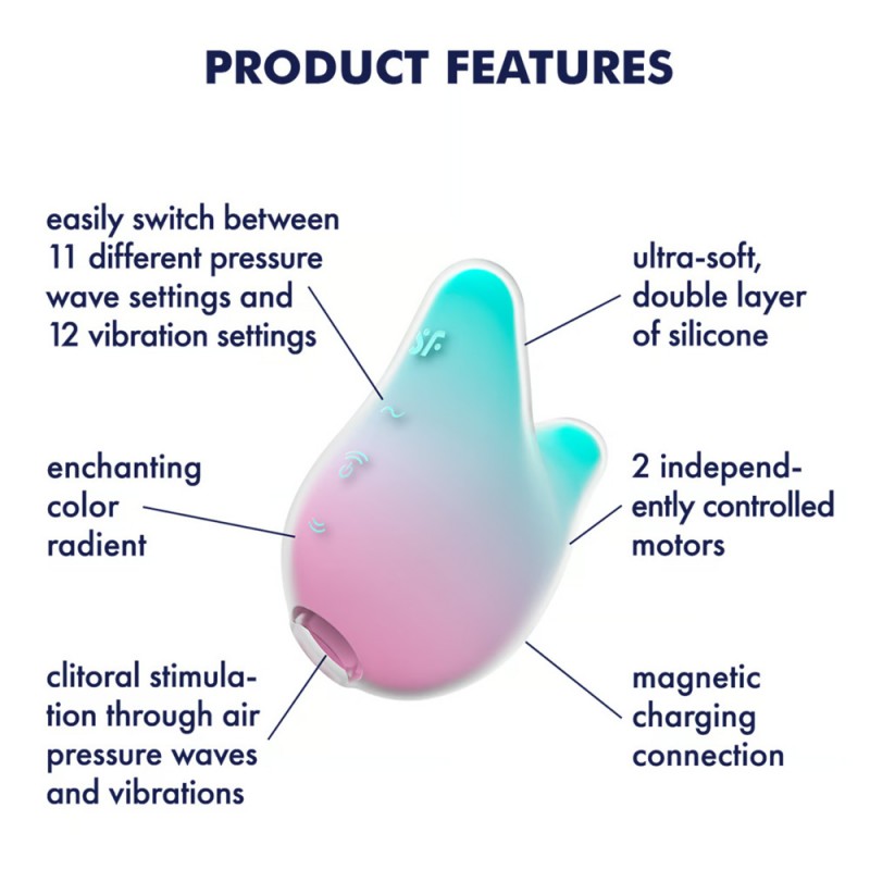 Satisfyer Mermaid Vibes Mini Clit Vibrator