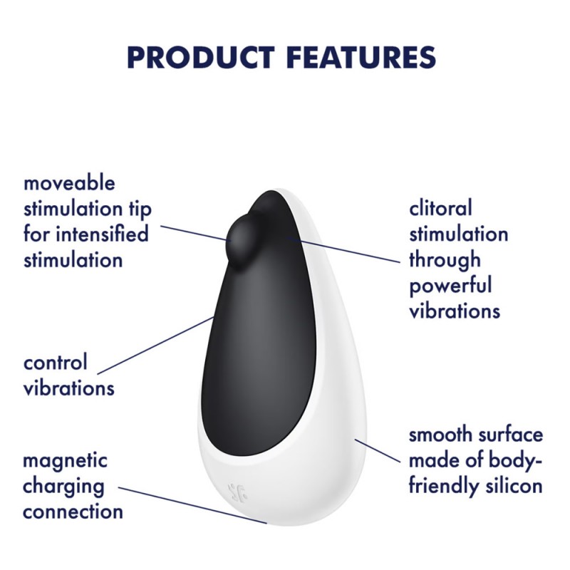 Satisfyer Spot On 3 Targeted Clit Vibrator with Moveable Tip4