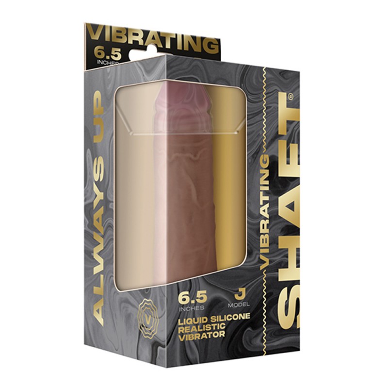 Shaft Liquid Silicone 6.5 In Vibrating Dildo1