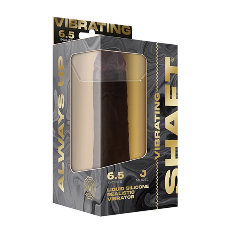 Shaft Liquid Silicone 6.5 In Vibrating Dildo4