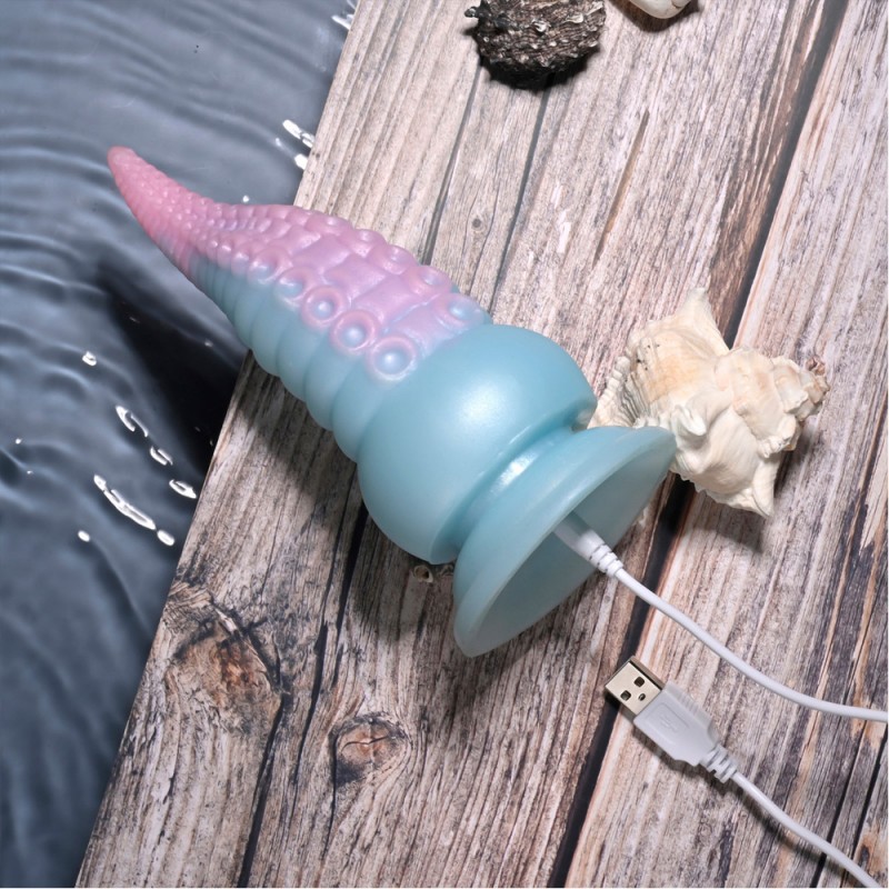 Stuck On You Vibrating Fantasy Tentacle Dildo with Suction Cup4