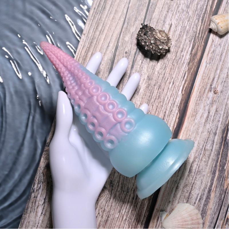 Stuck On You Vibrating Fantasy Tentacle Dildo with Suction Cup2