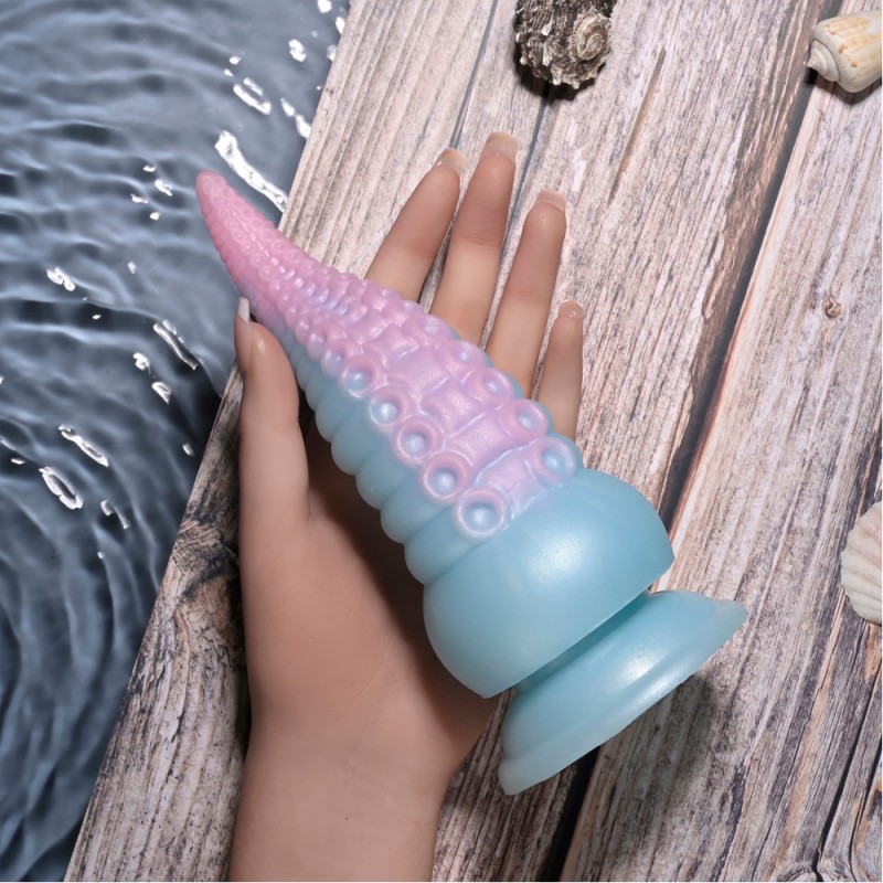 Stuck On You Vibrating Fantasy Tentacle Dildo with Suction Cup1