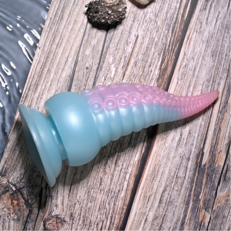 Stuck On You Vibrating Fantasy Tentacle Dildo with Suction Cup