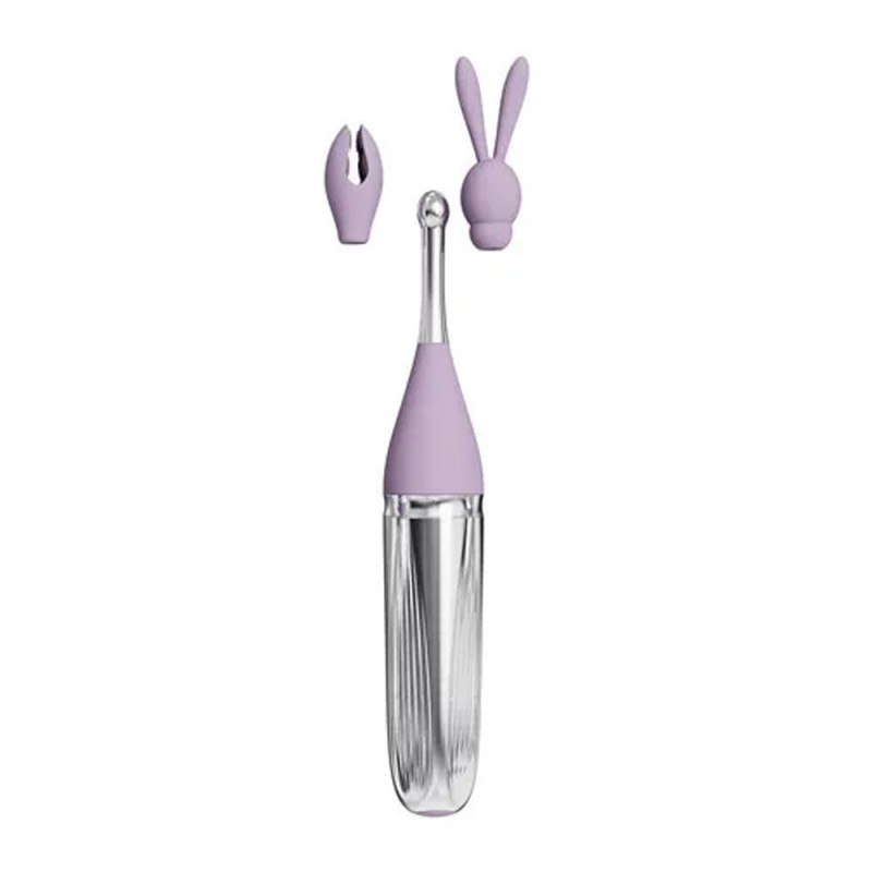 Adam & Eve Sweet Dreams G-spot & Clit Vibrator Kit with 8 Attachments5