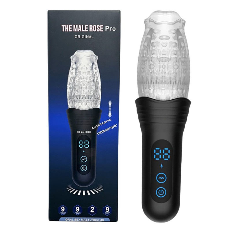 The Male Rose Pro Thrusting & Rotating & Vibrating Male Masturbator5