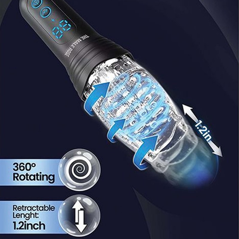 The Male Rose Pro Thrusting & Rotating & Vibrating Male Masturbator2