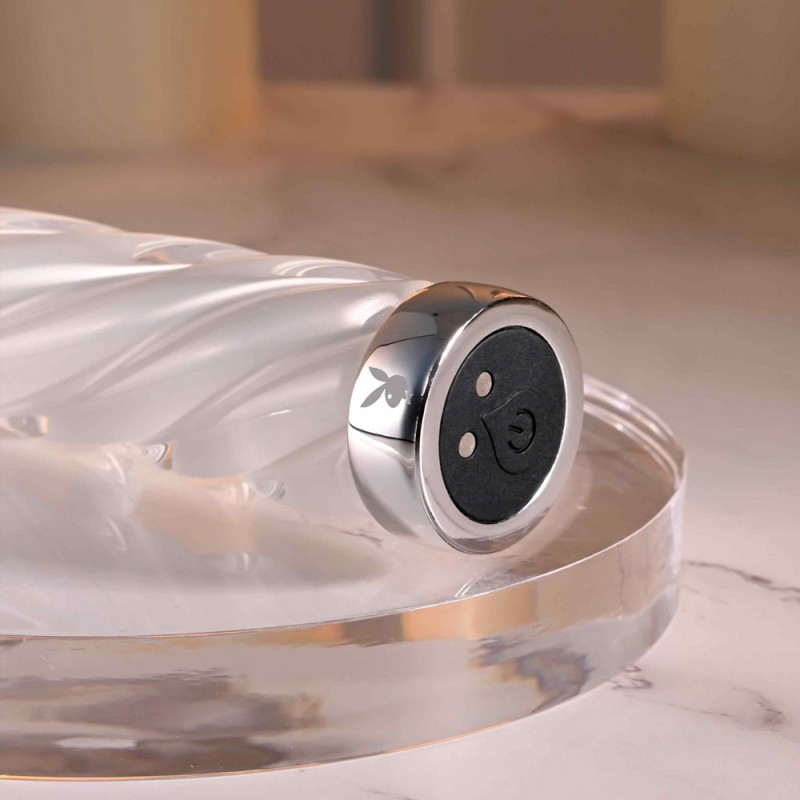 Playboy Rechargeable Vibrating Glass Vibrator