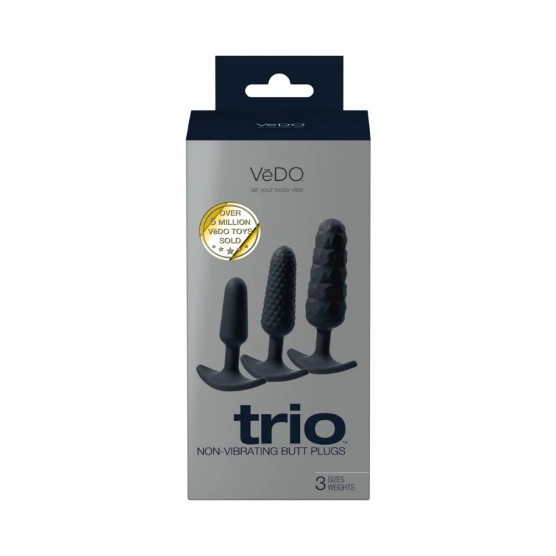 VeDO Trio Anal Toys Silicone Butt Plug Set