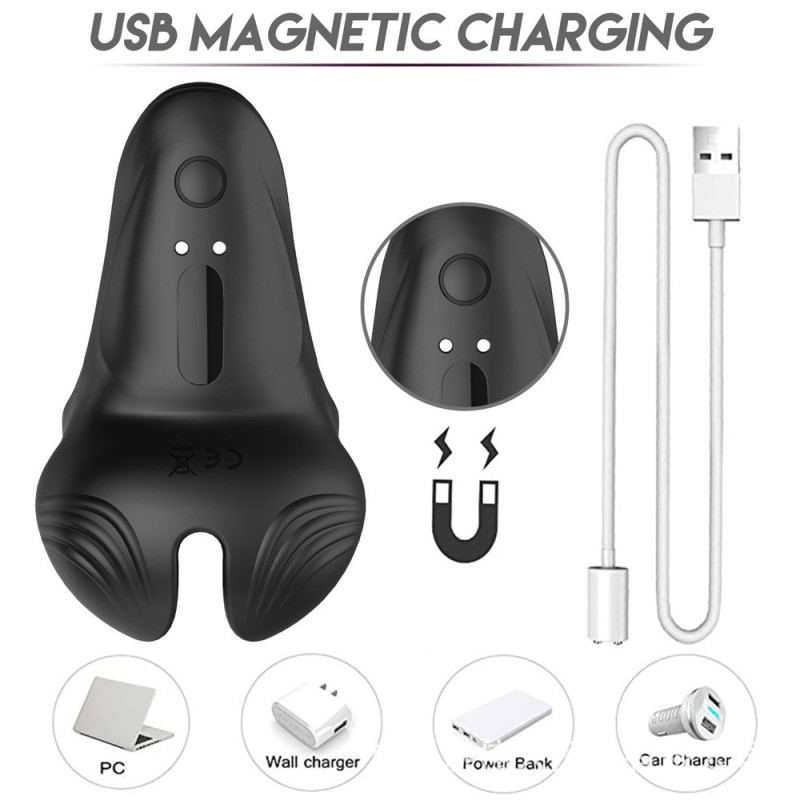 Vibrating Cock Ring Penis Vibrator with Remote6