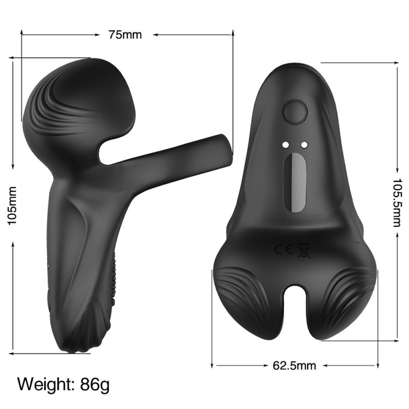 Vibrating Cock Ring Penis Vibrator with Remote5