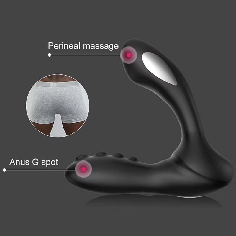 Vibrator Anal Butt Plug Electric Shock Prostate Massager