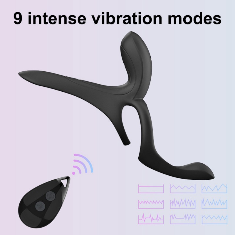 Cock Ring Silicone Male Sex Delay Sleeve Remote Control