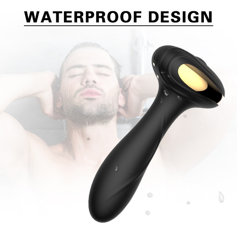 Vibrating Electroshock Prostate Massager Dildo Anal Plug