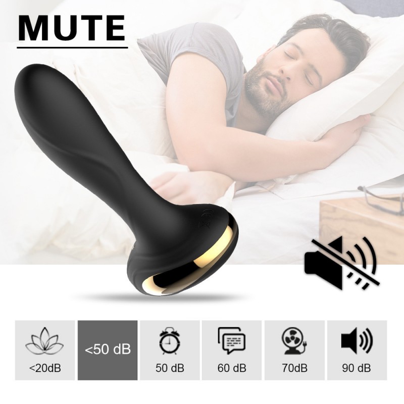 Vibrating Electroshock Prostate Massager Dildo Anal Plug