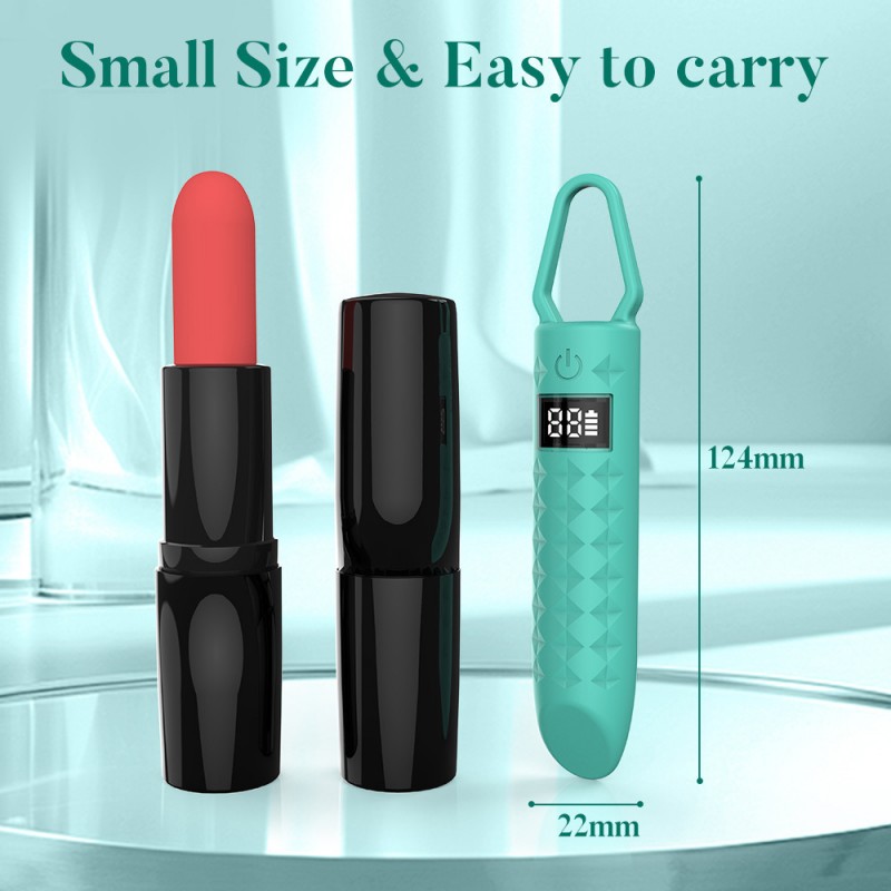 Bullet Vibrator Lcd Display Mini Women Masturbator