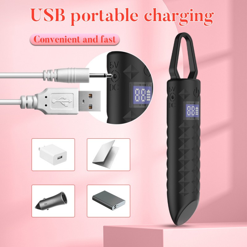 Bullet Vibrator Lcd Display Mini Women Masturbator