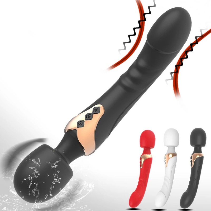 Dual Ended AV Wand G-Spot Vibrator0001