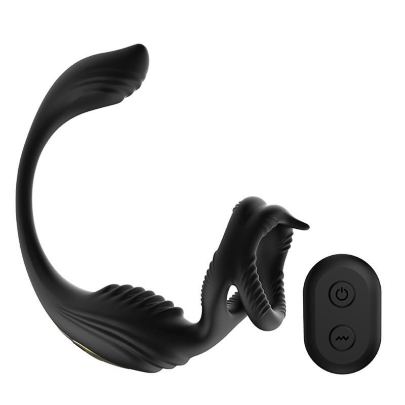 3 in 1 Vibrating Penis Ring Prostate Massager with Remote