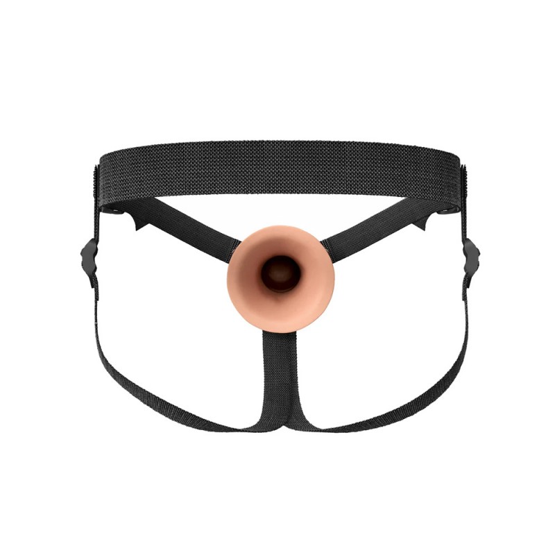 Pipedream 8" Silicone Hollow Strap On Dildo