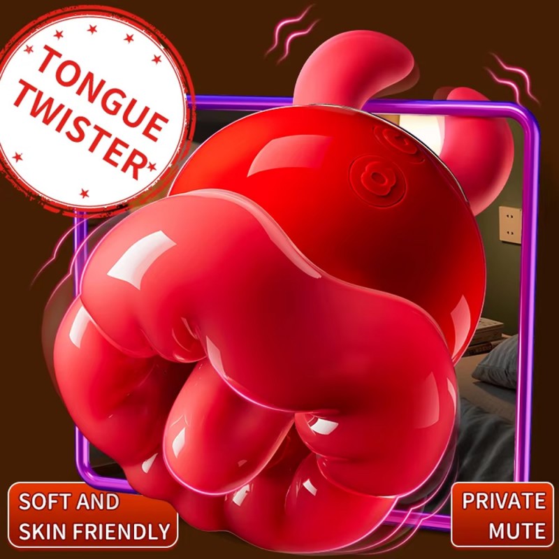 Big Mouth Tongue Licking Vibrator Nipple & Clitoral Stimulator4