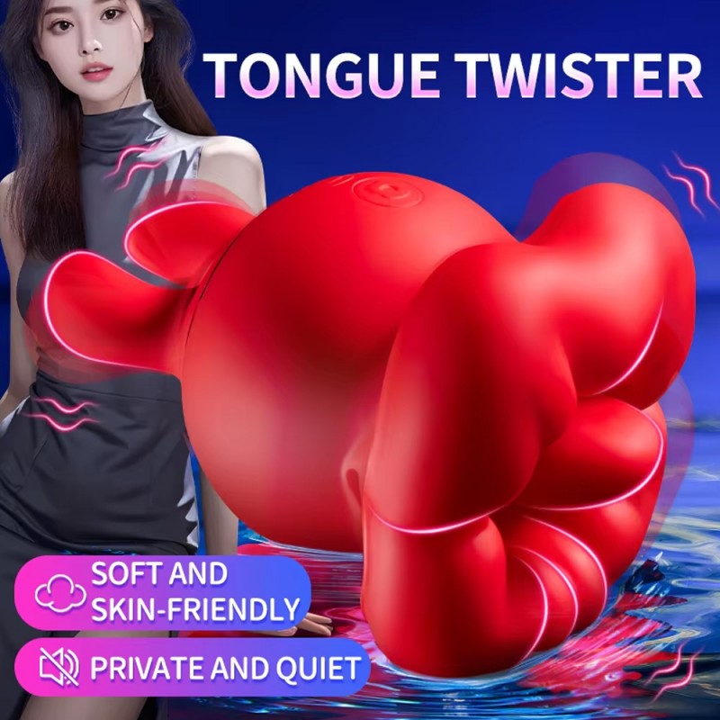 Big Mouth Tongue Licking Vibrator Nipple & Clitoral Stimulator2