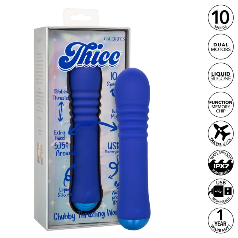 CalExotics Thicc Chubby Thrusting Wand Vibrator4