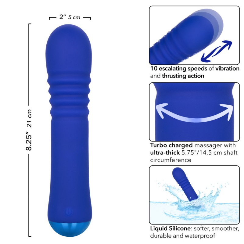 CalExotics Thicc Chubby Thrusting Wand Vibrator3