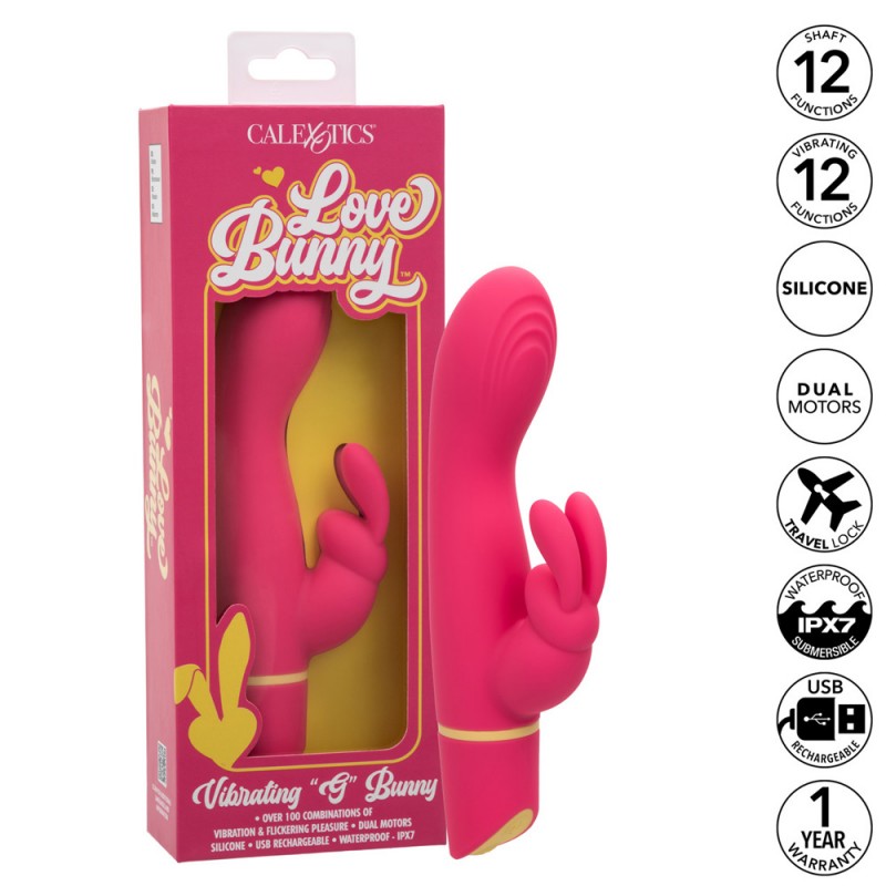 CalExotics Vibrating G Bunny Luxurious Dual Stimulator4