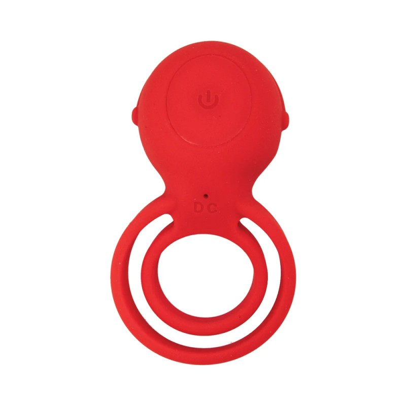 Cockpower Vibrating Cock Ring with Textured Clitoral Stimulator2