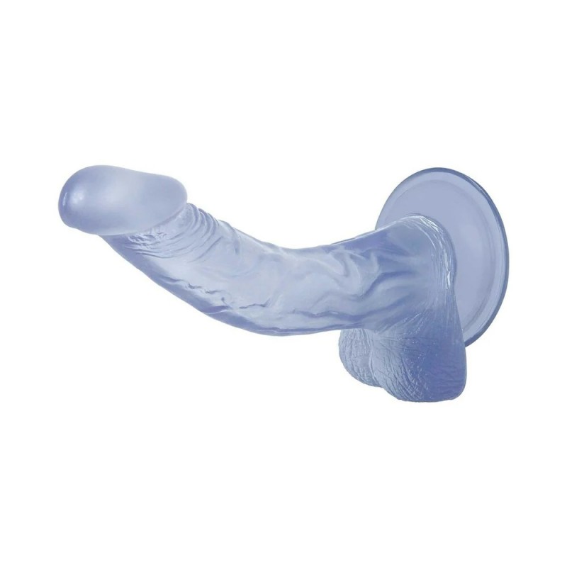 Adam & Eve Cool Curve Jelly Dildo with Realistic Balls & Suction Cup1