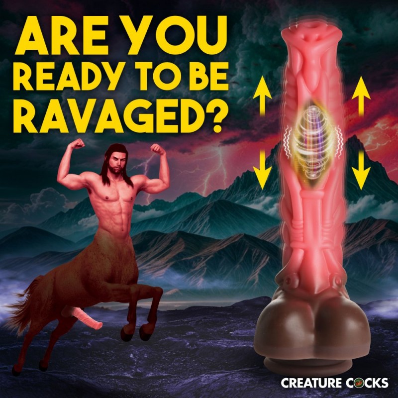 Creature Cocks Deluxe Centaur Thrusting & Vibrating Dildo with Remote