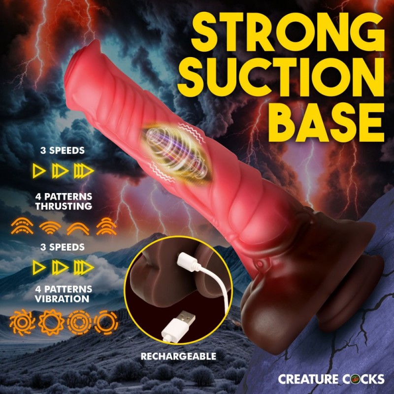 Creature Cocks Deluxe Centaur Thrusting & Vibrating Dildo with Remote2