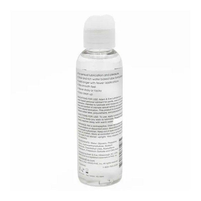 Adam & Eve Water-Based Lubricant 4 oz.