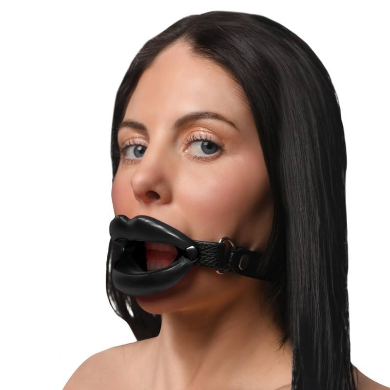 Juicy Lips Silicone Open Mouth Gag Bondage kit