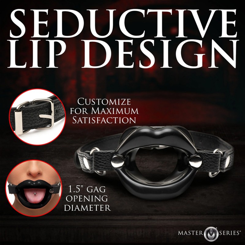 Juicy Lips Silicone Open Mouth Gag Bondage kit
