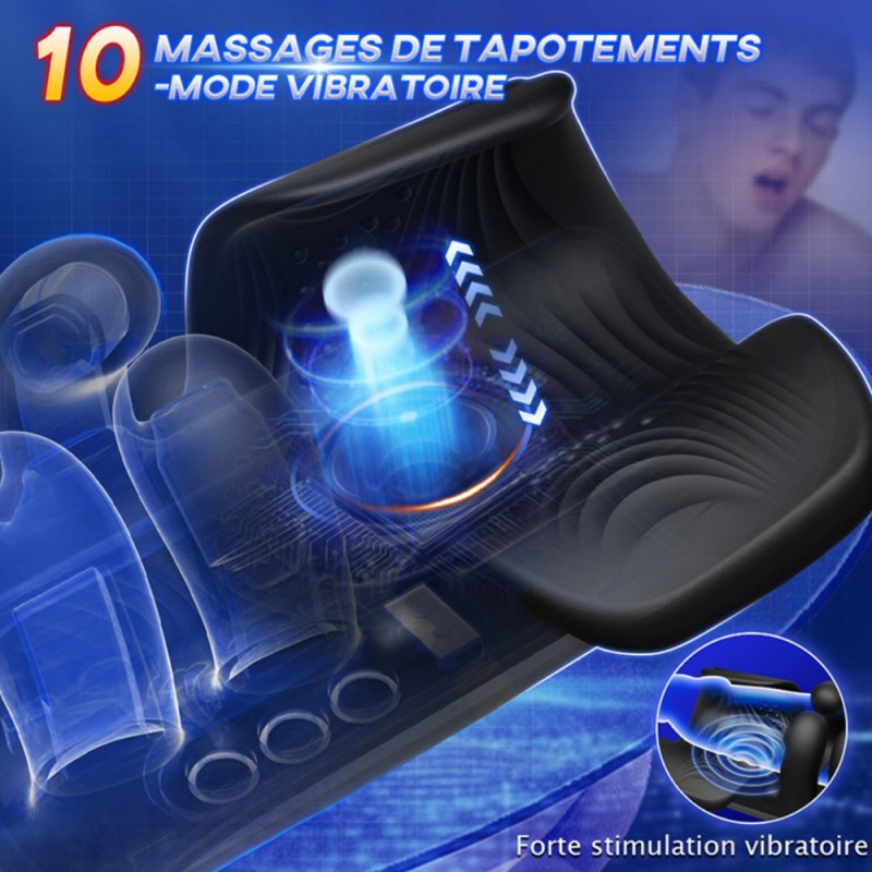 Male Masturbator Penis Training Male Stroker Glans Stimulator