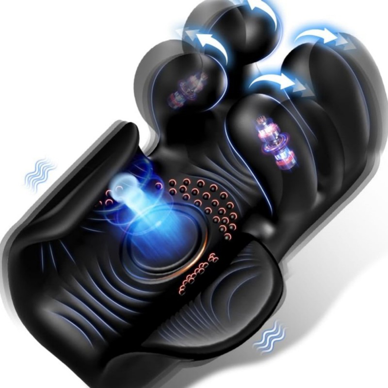 Male Masturbator Penis Training Male Stroker Glans Stimulator