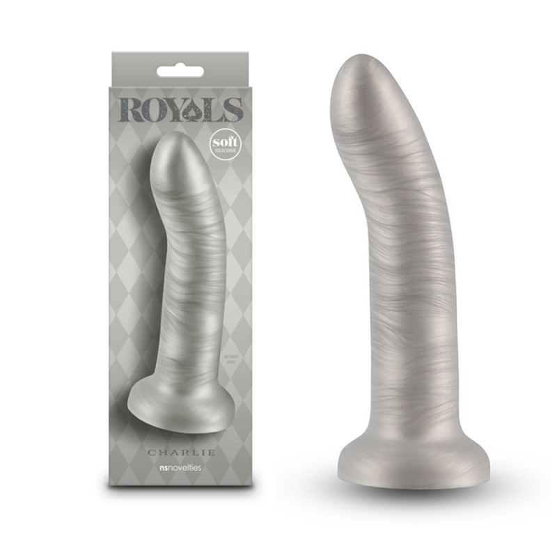 NS Novelties Royals Charlie Metallic Dildo with Suction Cup