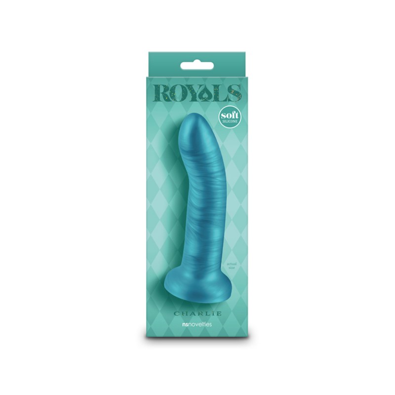 NS Novelties Royals Charlie Metallic Dildo with Suction Cup3