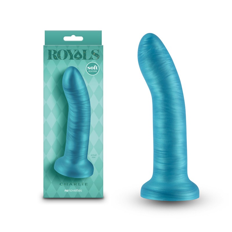 NS Novelties Royals Charlie Metallic Dildo with Suction Cup2