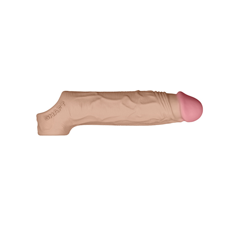 Shaft Model F Flexskin Penis Sleeve Silicone 7.8in Sheath