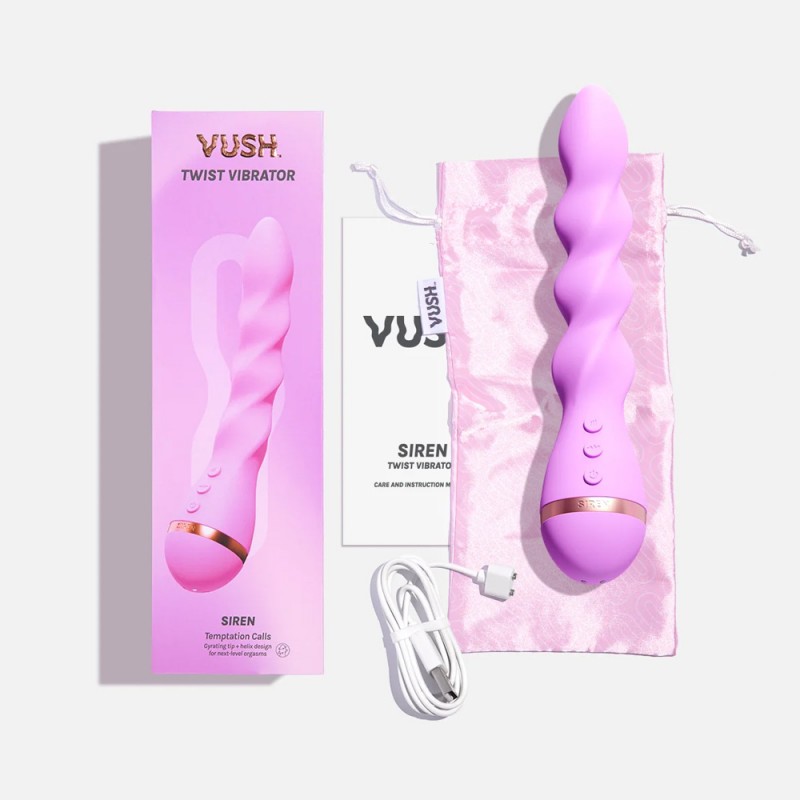 Siren Twist G-spot Vibrator with Gyrating Tip4