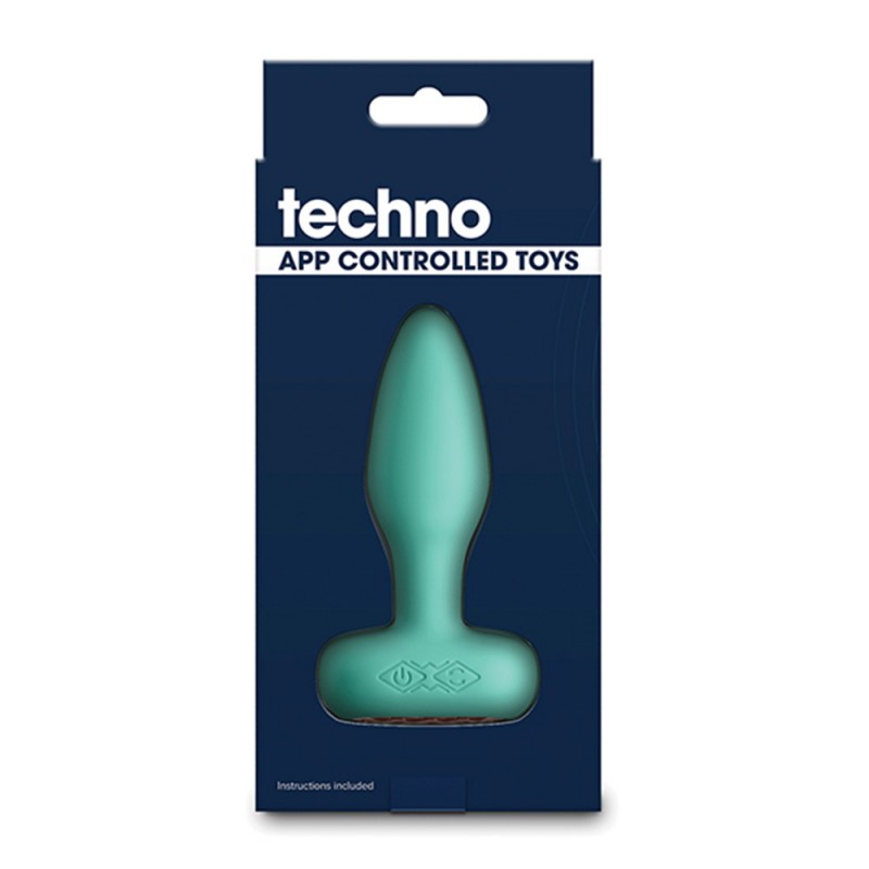 Techno Prism Rotating & Vibrating Anal Plug with App Control4