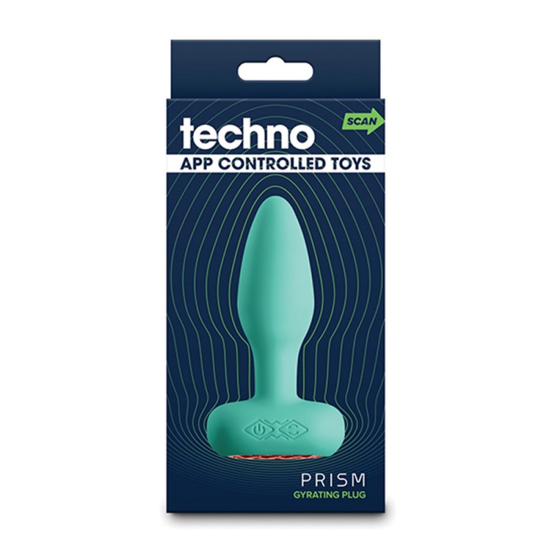 Techno Prism Rotating & Vibrating Anal Plug with App Control3