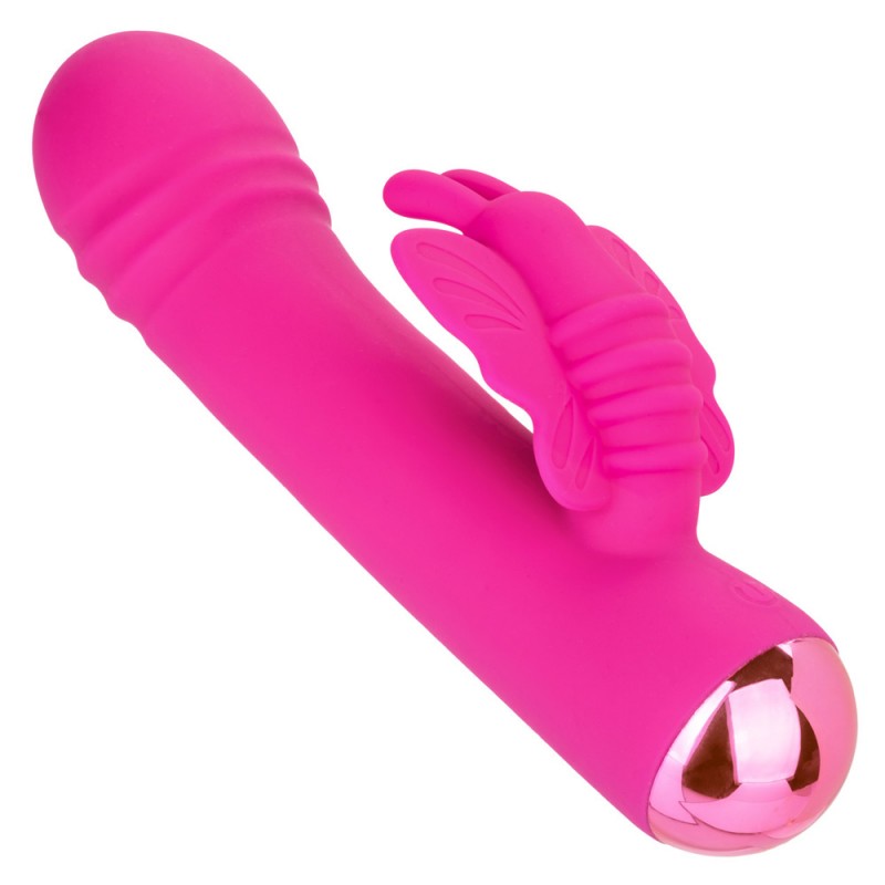 CalExotics Thicc Chubby Rotating Butterfly Rabbit Vibrator