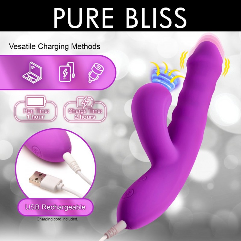 Thrust Wave Thrusting & Sucking Rabbit Vibrator3