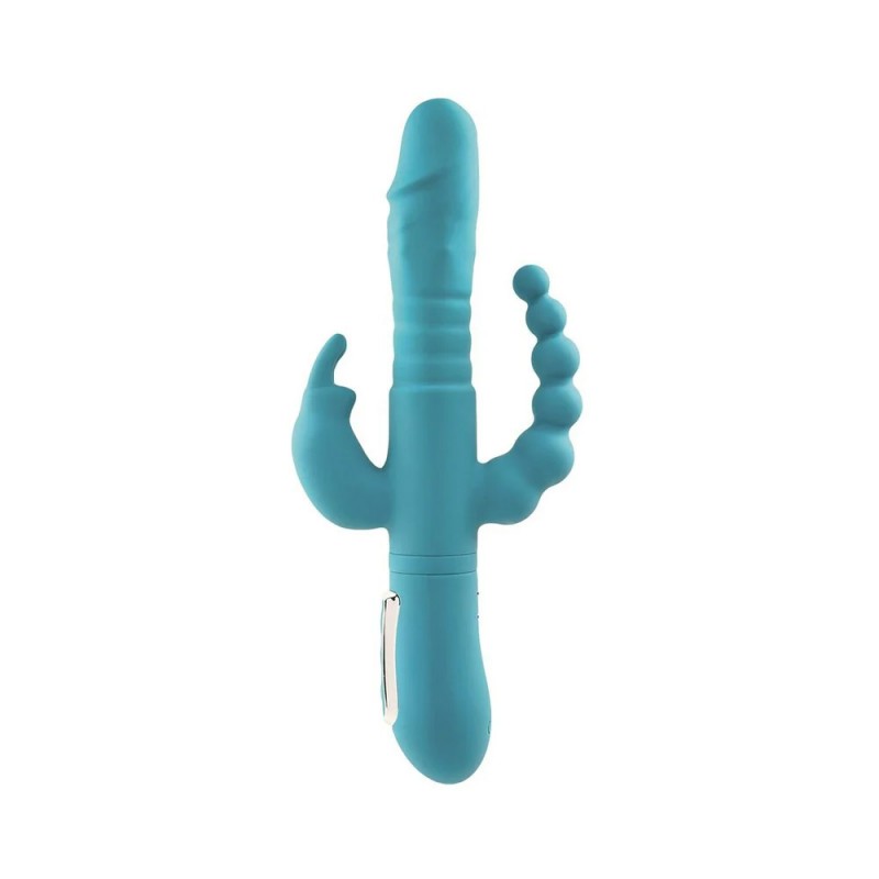 Adam & Eve Eve's Thrusting Triple Joy Rabbit Vibrator