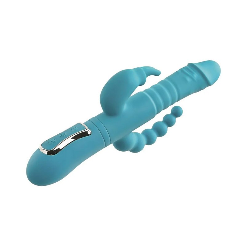 Adam & Eve Eve's Thrusting Triple Joy Rabbit Vibrator