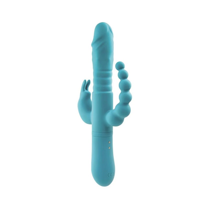 Adam & Eve Eve's Thrusting Triple Joy Rabbit Vibrator